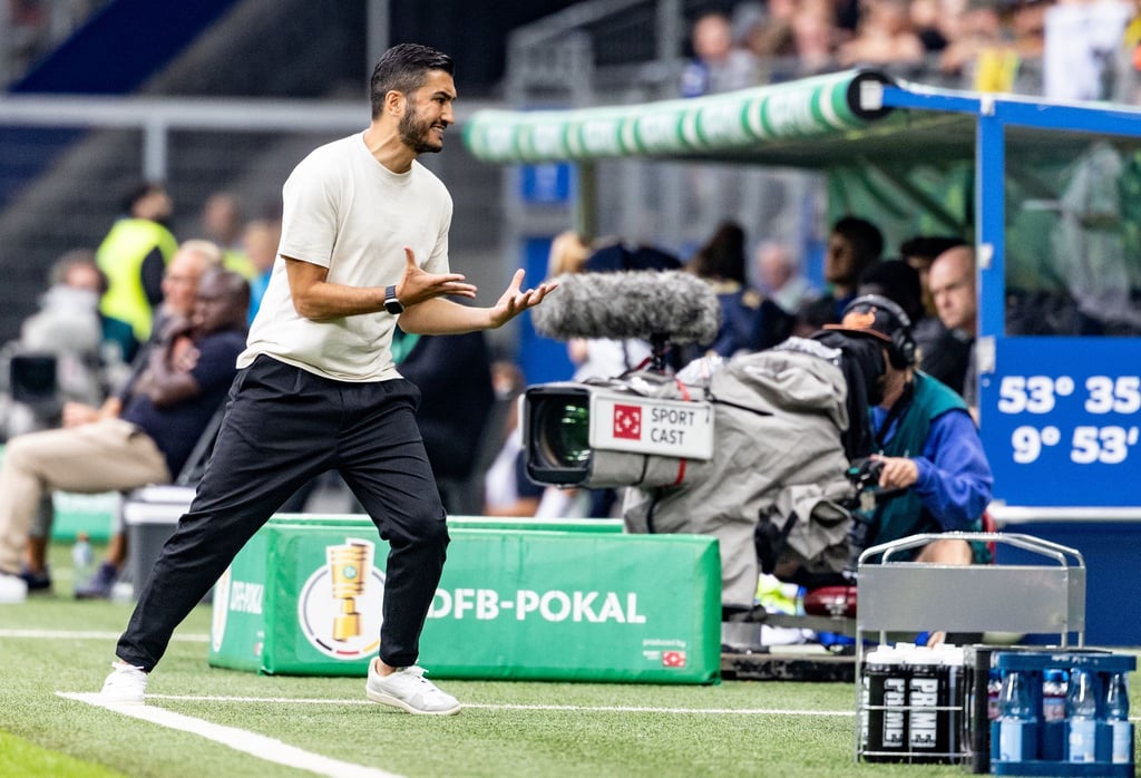 Nuri Sahin feierte einen gelungenen Pflichtspiel-Einstand als BVB-CHeftrainer.