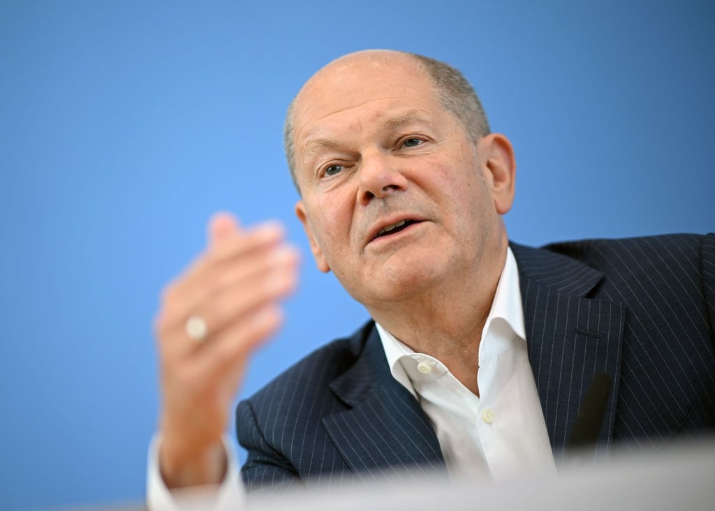 Bundeskanzler Scholz hält die Festrede in Vechta. (Archivbild)