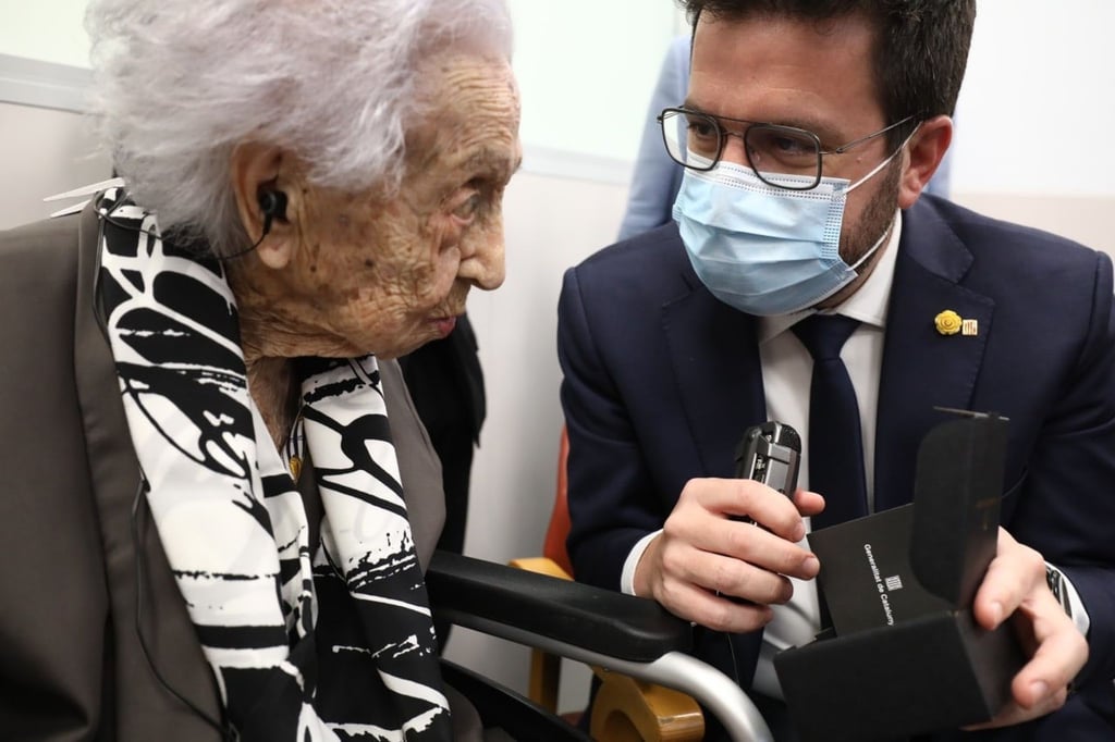 Maria Branyas galt in Spanien als "Super-Oma". (Foto Archiv)