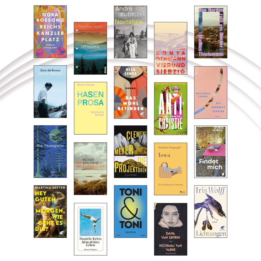 Wer bekommt im Oktober den Deutschen Buchpreis? 20 Titel sind nominiert. (Foto Handout)