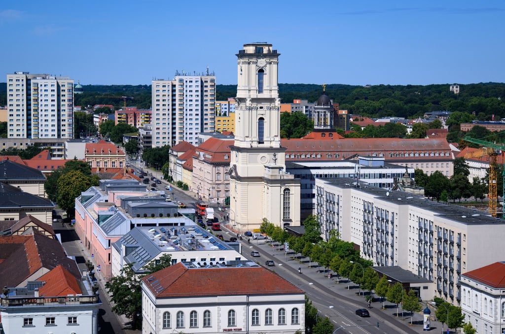 Wird eröffnet: der Turm der Garnisonkirche. Der Wiederaufbau ist umsritten (Archivbild).