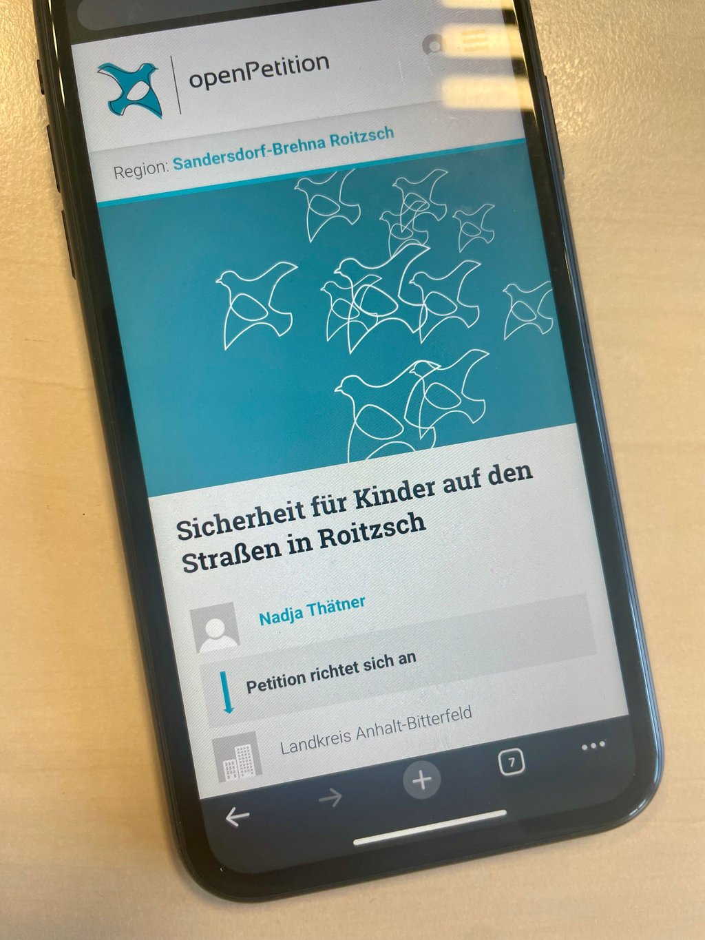 Es gibt bereits eine Petition für die Sicherheit der Kinder auf den Straßen in Rotzsch.