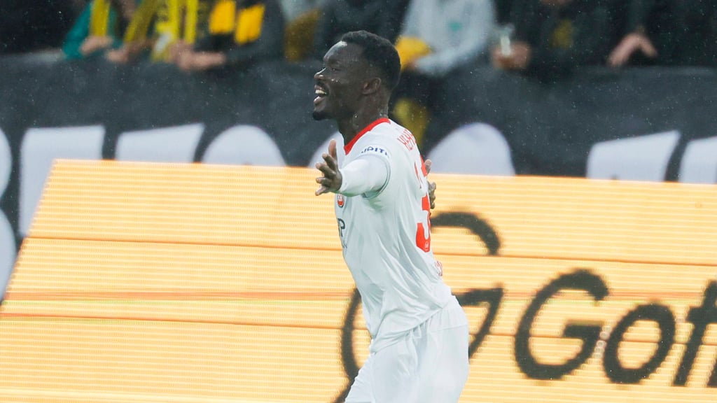 Sirlord Conteh spielte einst für den 1. FC Magdeburg. Für den 1. FC Heidenheim traf er "historisch".