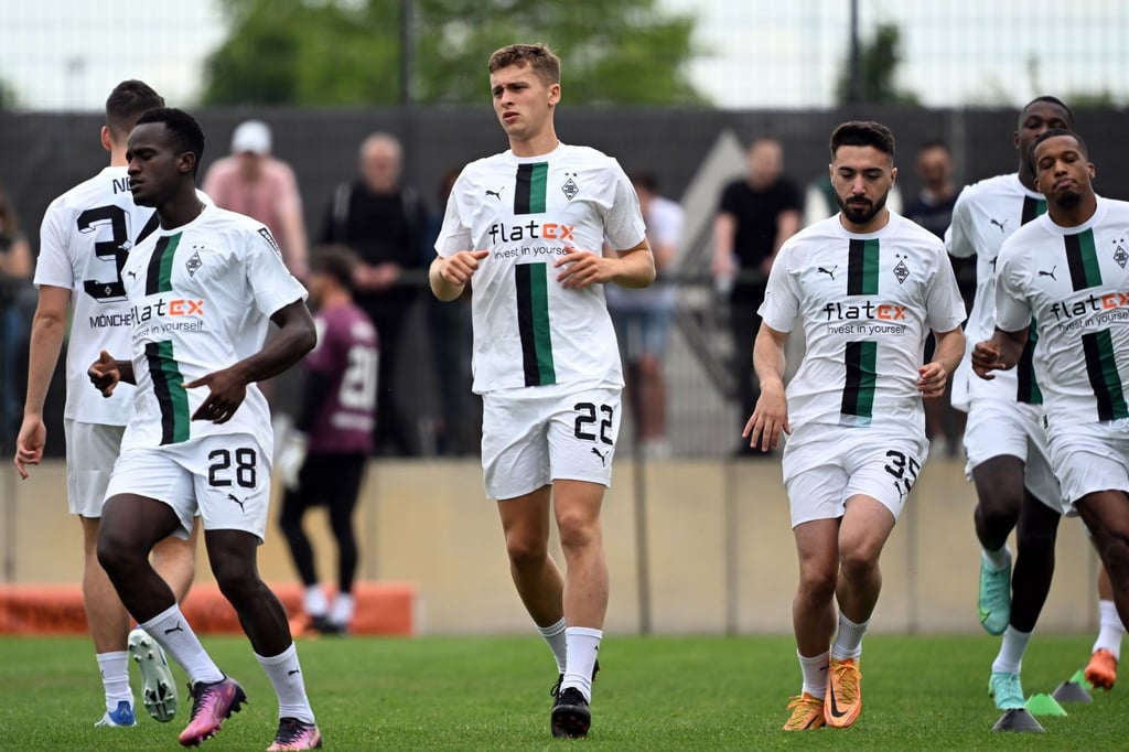 Oscar Fraulo im Training bei Borussia Mönchnengladbach