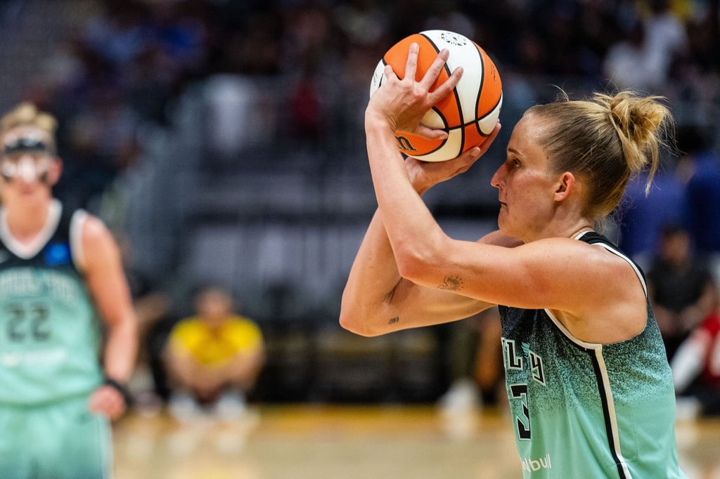 Hatte gegen die Dallas Wings ein starkes Spiel für die New York Liberty: Nationalspielerin Leonie Fiebich.