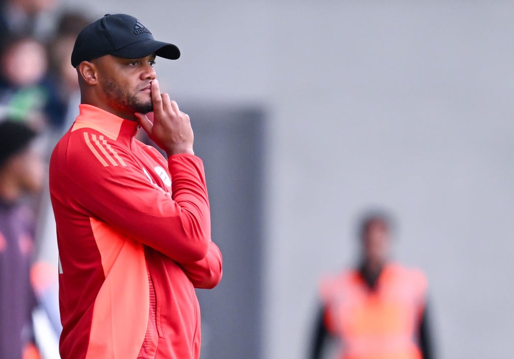 Der neue Chef am Spielfeldrand: Vincent Kompany.