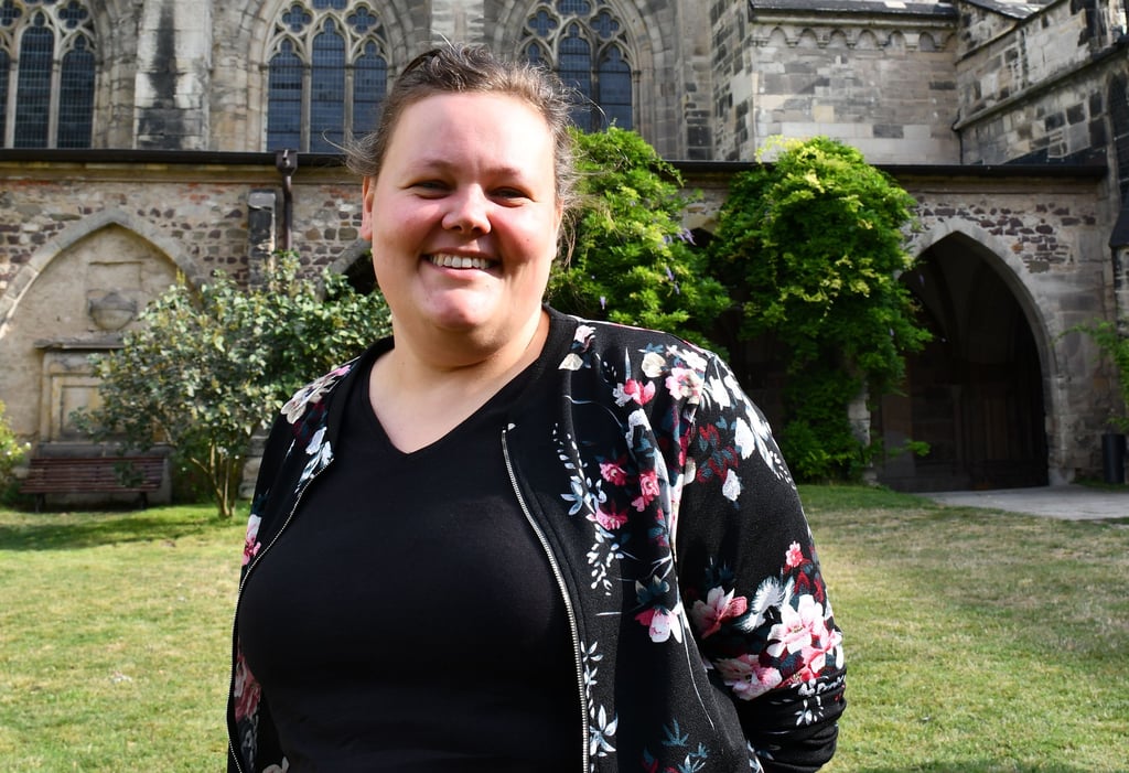 Karoline Fitz ist die neue Gemeindepädagogin im Magdeburger Dom.