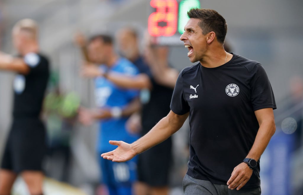 Trauert Punkt hinterher: Kiels Coach Marcel Rapp