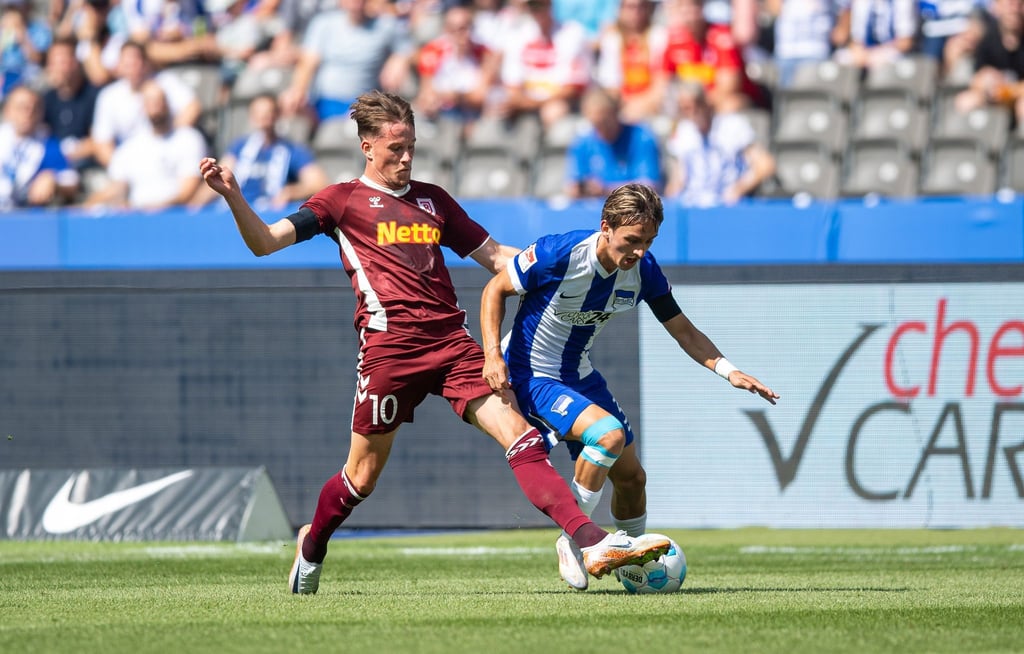 Für Hertha war es das erste Spiel nach dem Abgang von Haris Tabakovic.