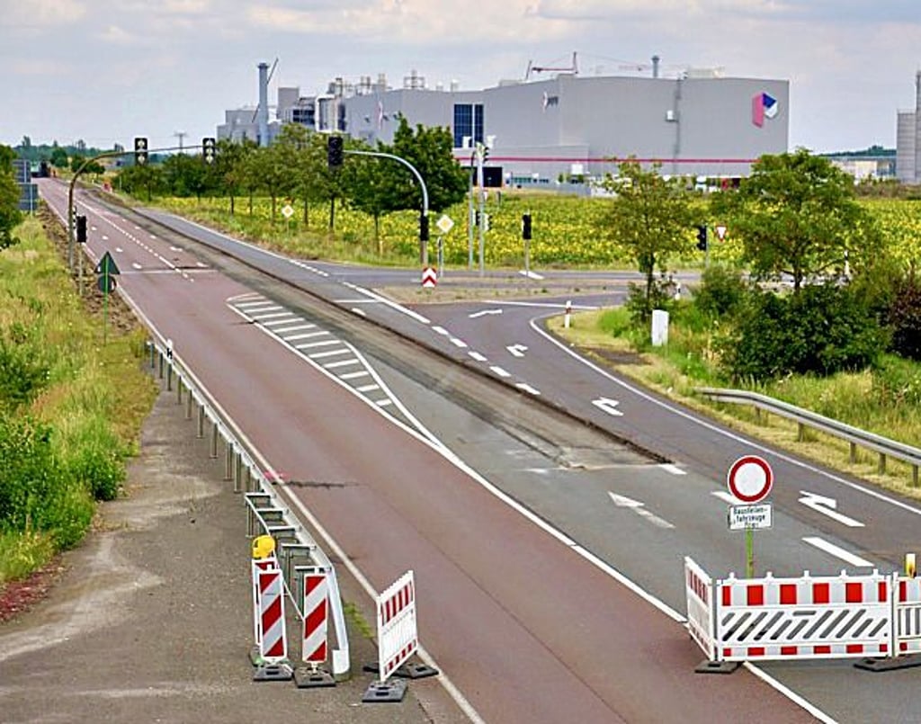 Seit dem 22. Juli ist die B 183 bei Thalheim saniert worden.