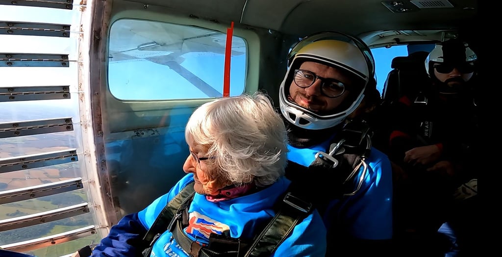 Den Sprung schenkte sich Baillie zum 102. Geburtstag.