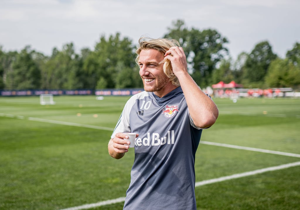 Emil Forsberg beim Training der New York Red Bulls.