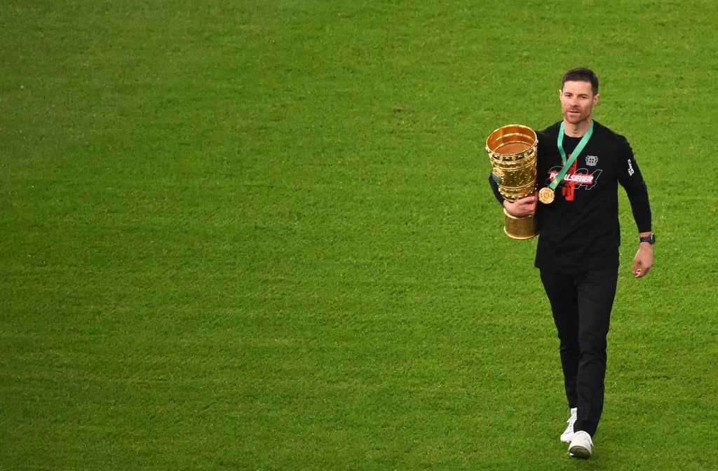 Greift mit dem Titelverteidiger in den DFB-Pokal ein: Trainer Xabi Alonso