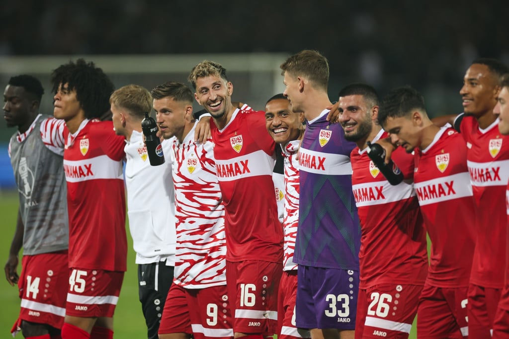 Nach dem 5:0-Kantersieg in Münster ist beim VfB das Lächeln zurück.