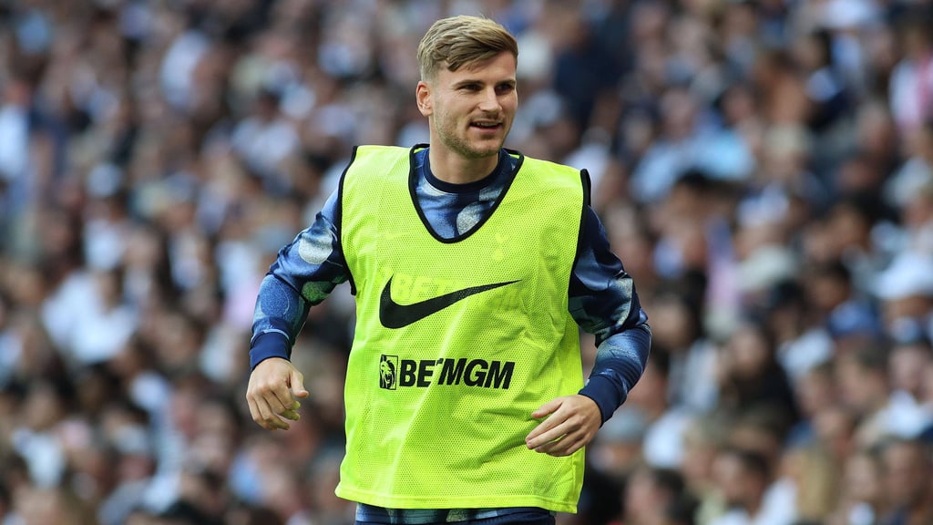Timo Werner ist von einem Stammplatz bei Tottenham Hotspur zum Saisonstart weit entfernt.