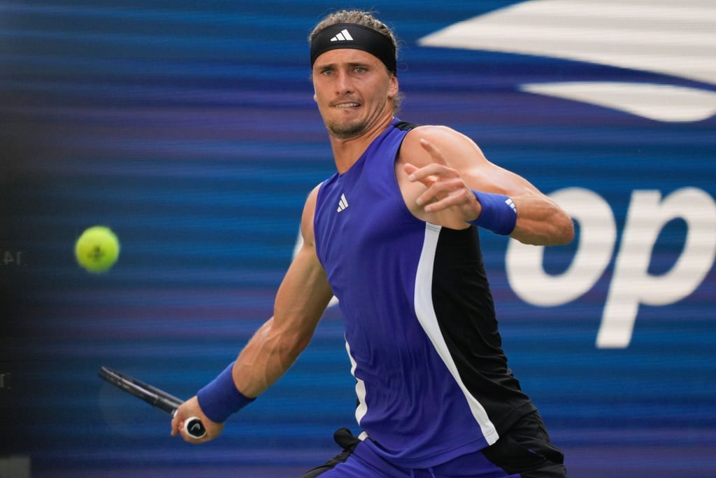 Alexander Zverev gewinnt sein Zweitrundenmatch bei den US Open.