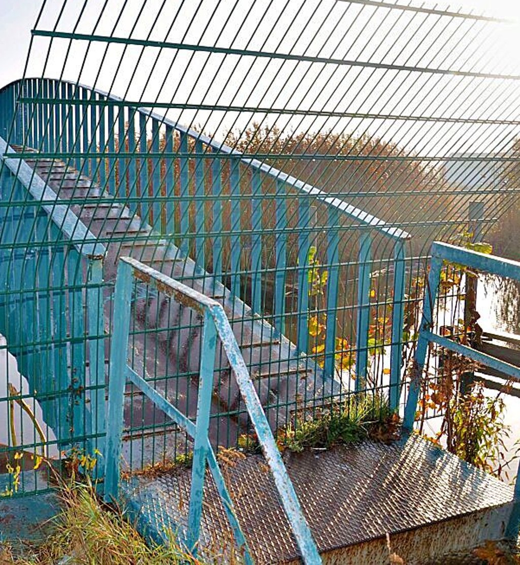 Die Brücke am Treidelweg in Genthin ist gesperrt.