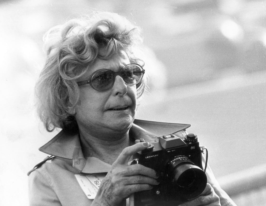 1972 ist Leni Riefenstahl bei der Eröffnung der Olympischen Sommerspiele in München dabei.