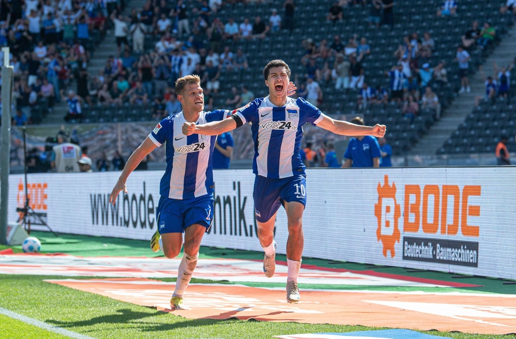 Ibrahim Maza (r.) kam als Kind zur Hertha.