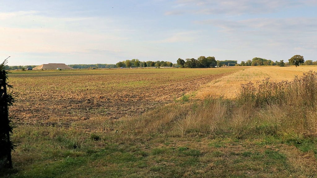Blick über das zukünftige Abbaugebiet bei Geestgottberg.