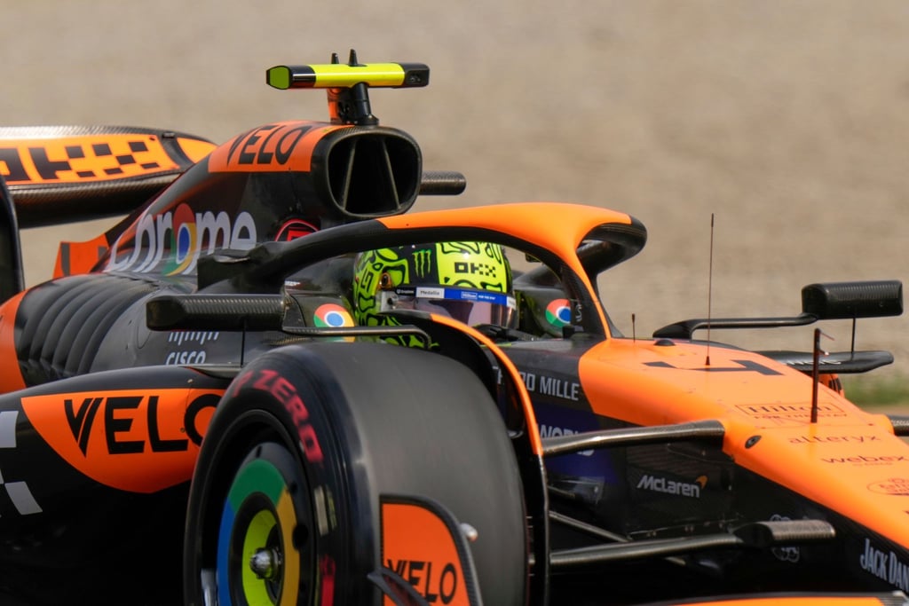 Norris rast auch in Monza auf die Pole.