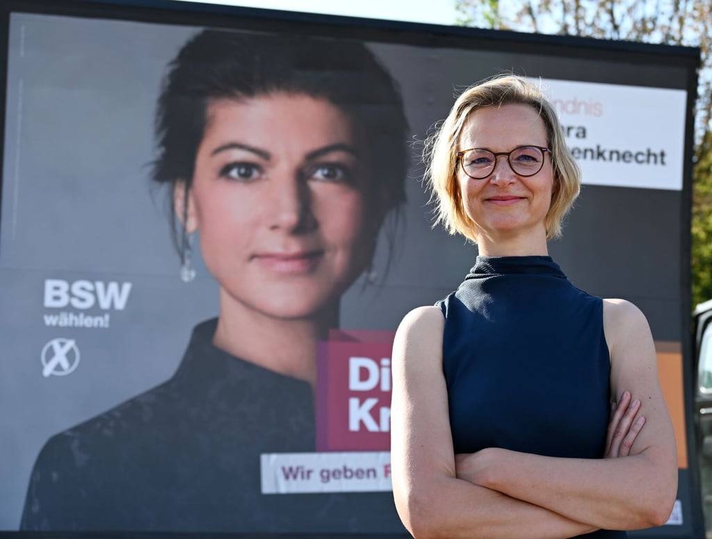 Einst war sie bei den Linken, nun will Katja Wolf für das Bündnis Sahra Wagenknecht in Thüringen Politik machen.
