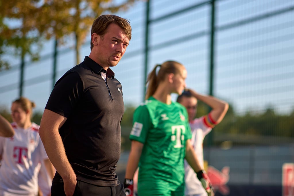 Jonas Stephan beim Spiel mit RB Leipzig.