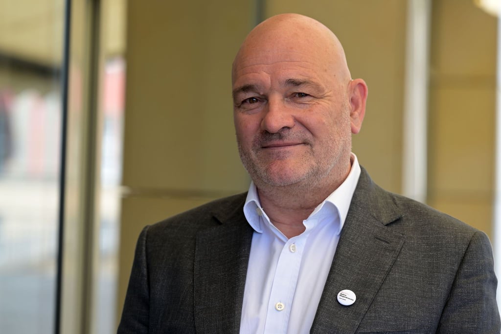 Lehnt eine Zusammenarbeit mit der AfD ab: Brandenburgs BSW-Landeschef Robert Crumbach (Archivbild).