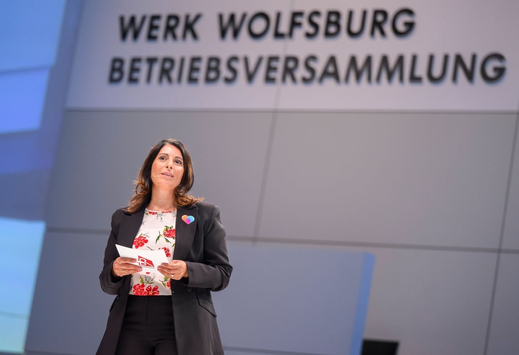 Daniela Cavallo ist die erste Frau an der Spitze des VW-Konzernbetriebsrates. (Archivbild)