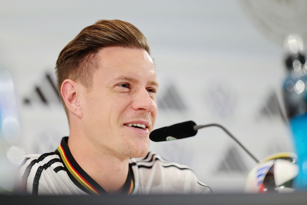 Torwart Marc-André ter Stegen spricht Klartext in Herzogenaurach.