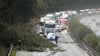 Ein umgestürzter Baum verursachte einen Stau auf der Autobahn 27.