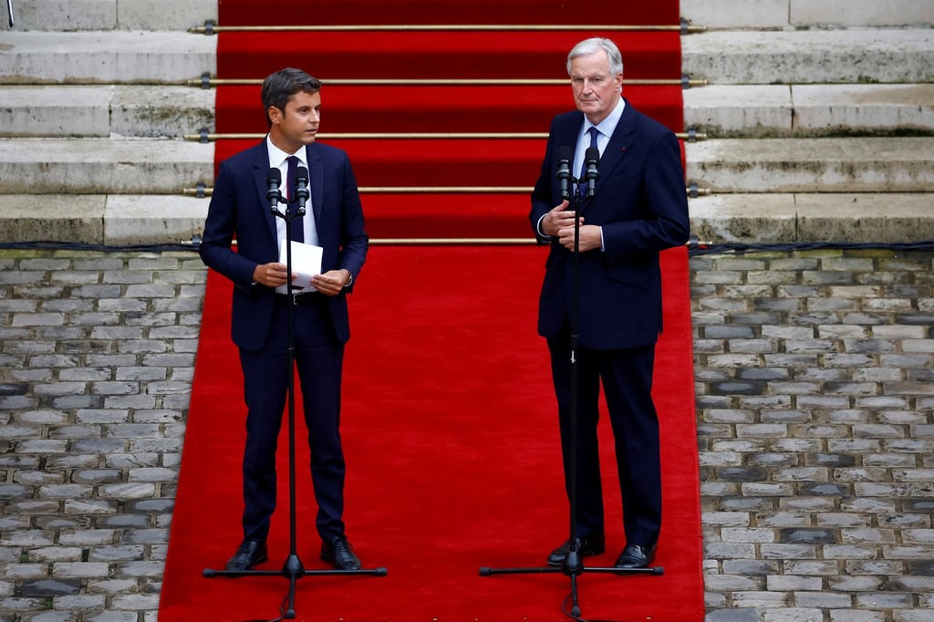 Frankreichs neuer Premier Barnier tritt die Nachfolge von Gabriel Attal an.