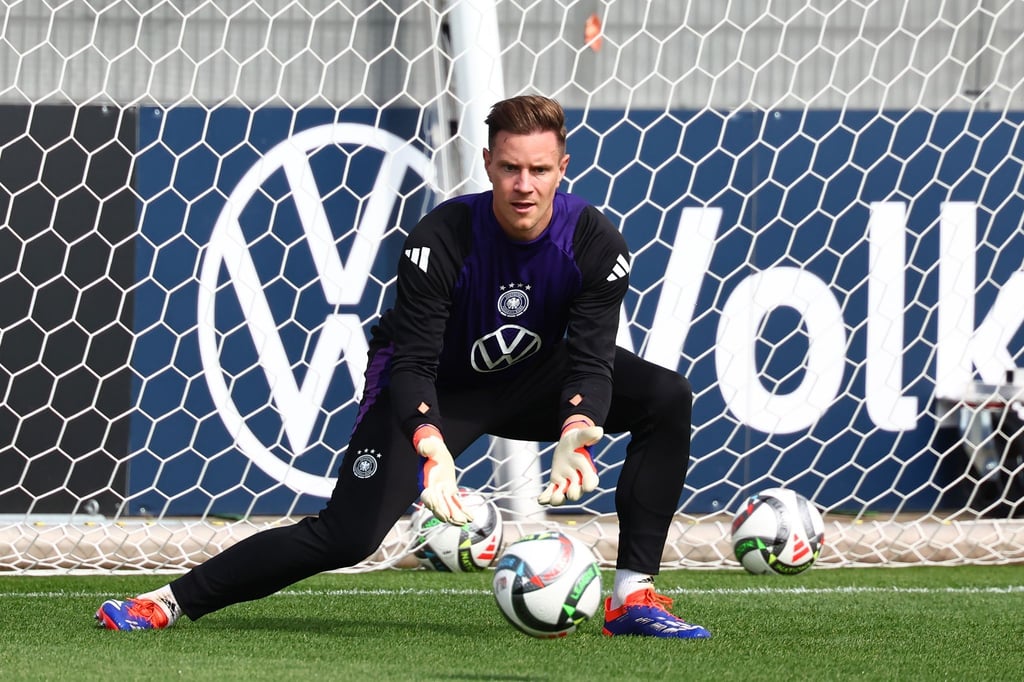 Marc-André ter Stegen beim Training in Herzogenaurach.