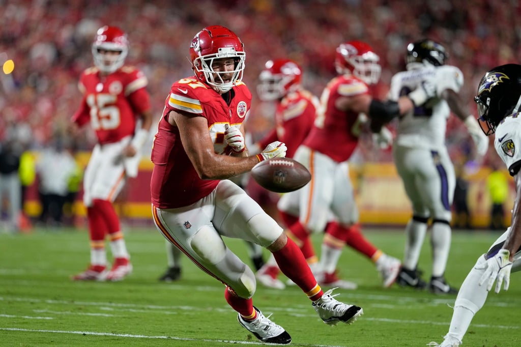 Feierte einen Auftaktsieg mit den Kansas City Chiefs: Travis Kelce