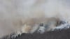 Laut Landkreis breitete sich der Waldbrand am Abend ungehindert aus. (Foto: Aktuell)