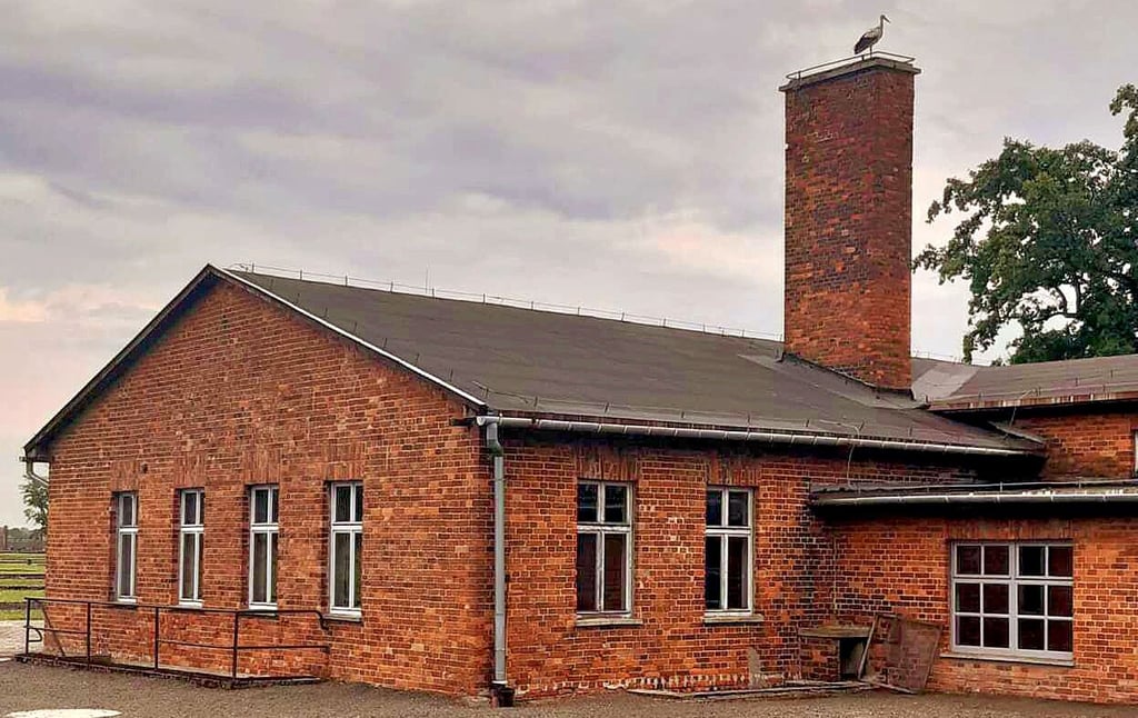 Blick auf das KZ Birkenau.