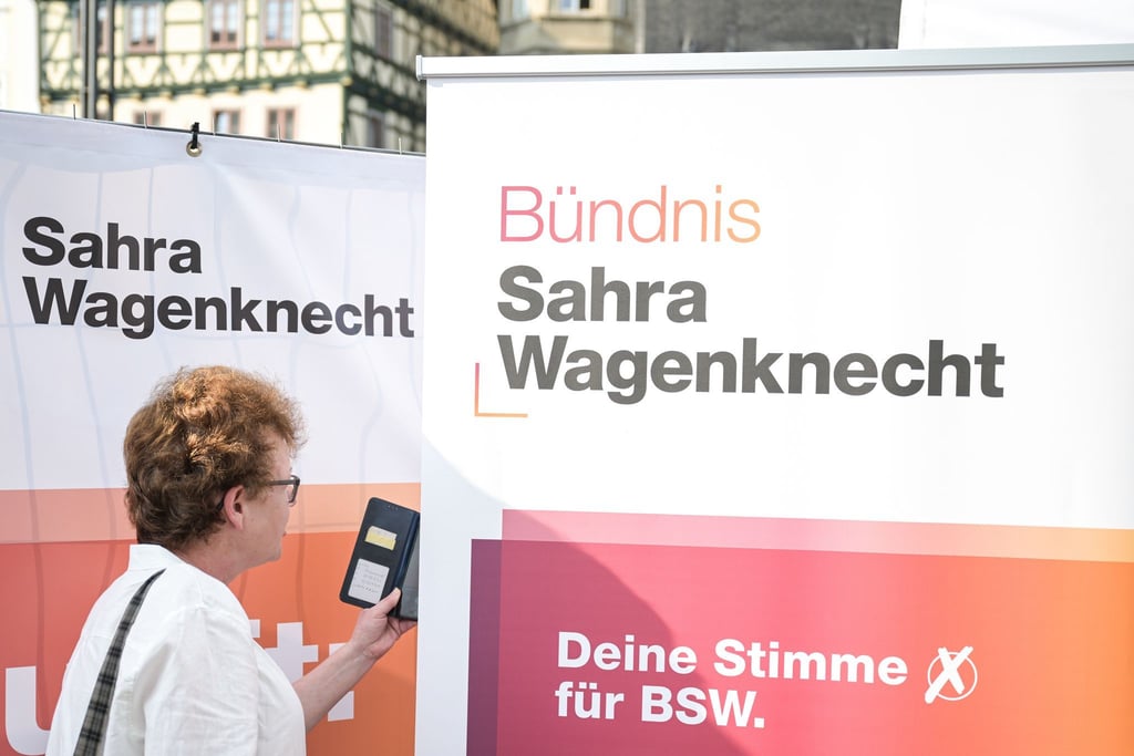 Nach den Wahlen in Sachsen und Thüringen steht bei der Suche nach Koalitionen das BSW im Fokus. (Archivbild)