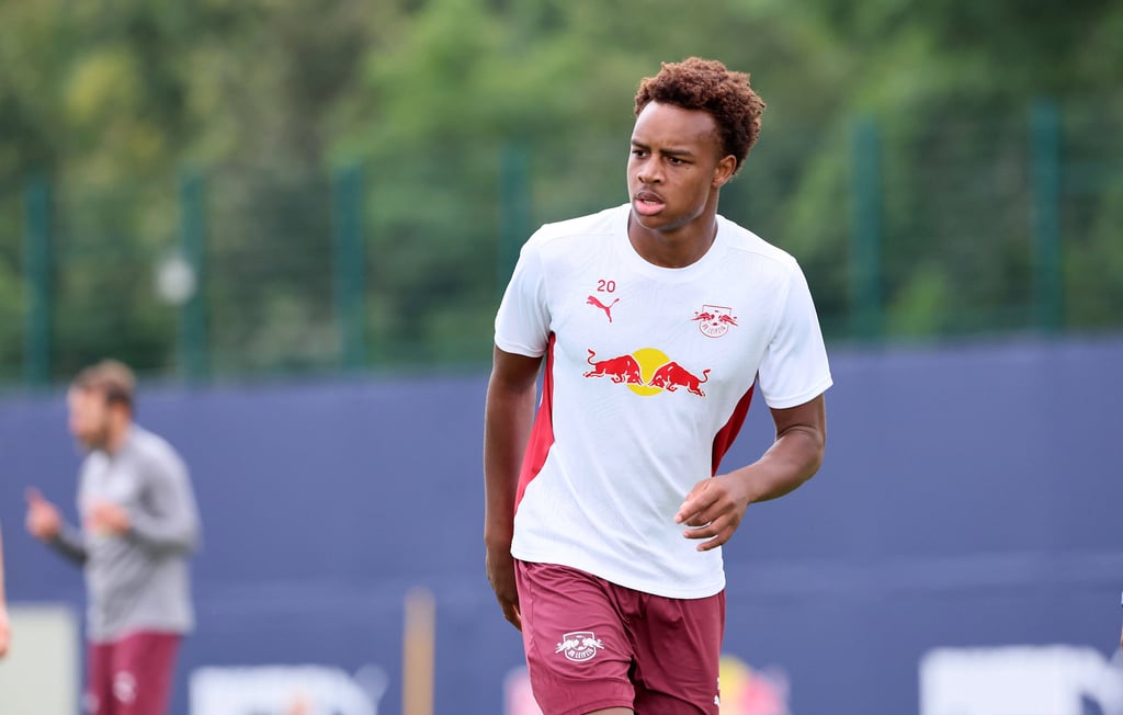 Assan Ouédraogo im Training bei RB (Archivbild).