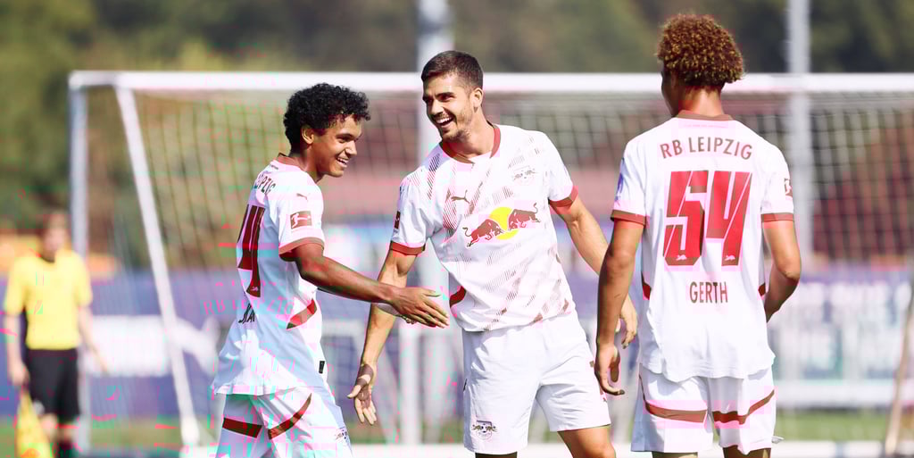 Andre Silva im Testspiel bei RB Leipzig.