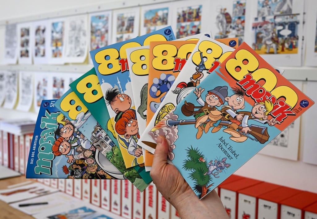2023 erschien das 800. Heft der Comiczeitschrift „Mosaik“. Nun gibt es laut Brandenburgs Umweltministerium ein kostenloses Sonderheft, in dem die Comic-Helden Abenteuer in Brandenburg erleben. (Symbolbild)