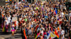 Bunt und friedlich - Christopher Street Day in Erfurt.