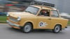 USA-Tour mit Hindernissen: Mit einem Trabant 601 hat Jan-Erik Nord aus Berlin Spenden für die Forschung an der seltenen Schmetterlingskrankheit gesammelt.