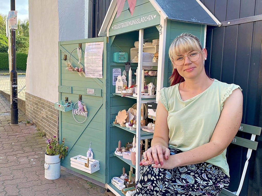 Mareike Zimmers Selsbtbedienungslädchen steht immer bereit für Last-Minute-Geschenke – auch an Feiertagen.
