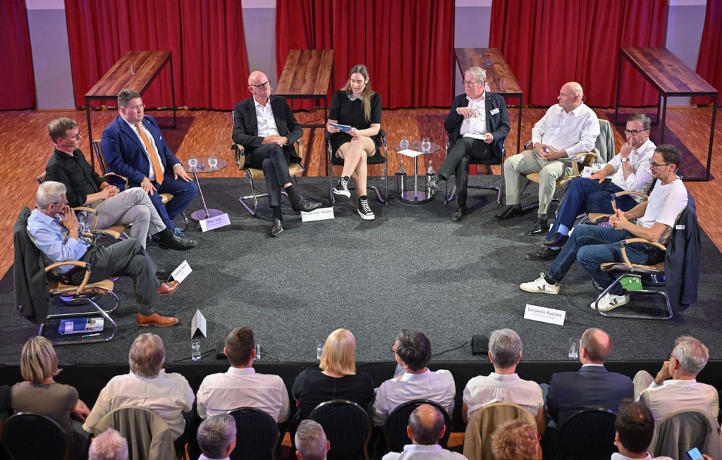 Schlagabtausch vor der Wahl: Talkrunde der Spitzenkandidaten von Brandenburger Parteien. (Archivbild)