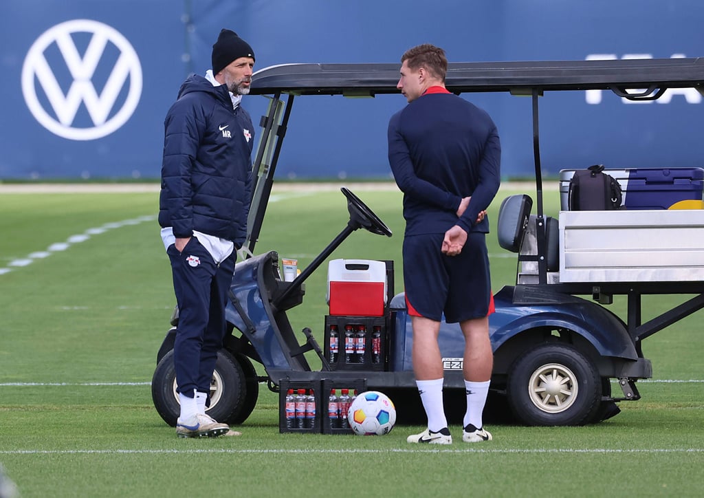 Marco Rose und Willi Orban.