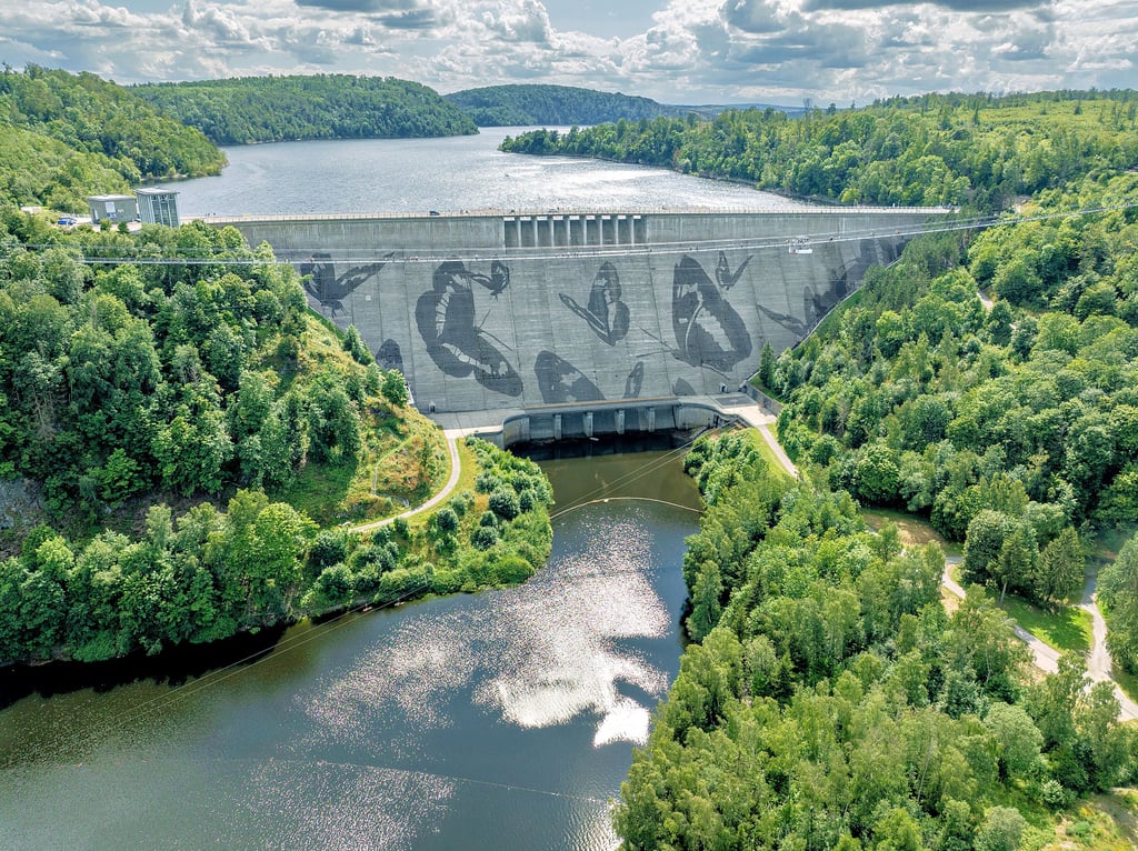 Die Rappbodetalsperre im Harz besteht seit 65 Jahren.