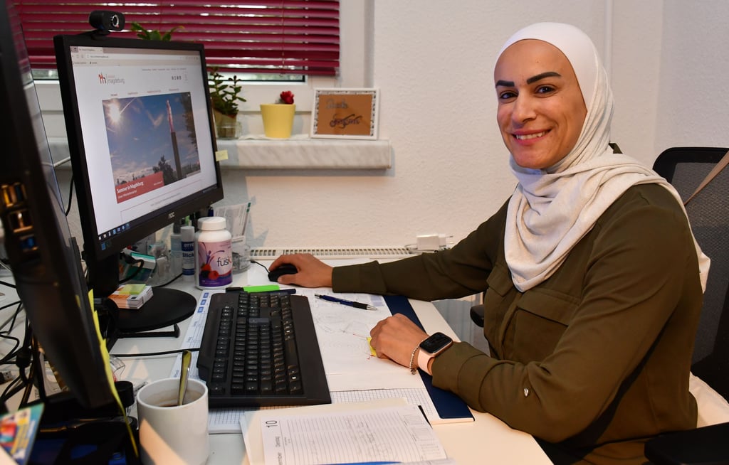 Sawsan Hijazi ist im Magdeburger Norden in Sachen Integration aktiv.