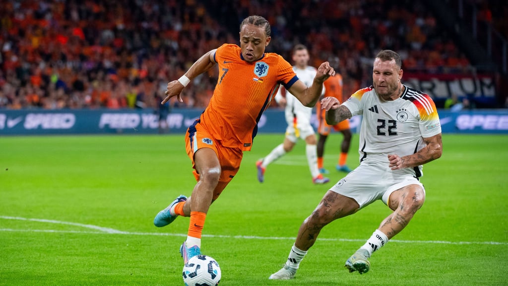 RB-internes Nations-League-Duell zwischen Xavi (l.) und David Raum