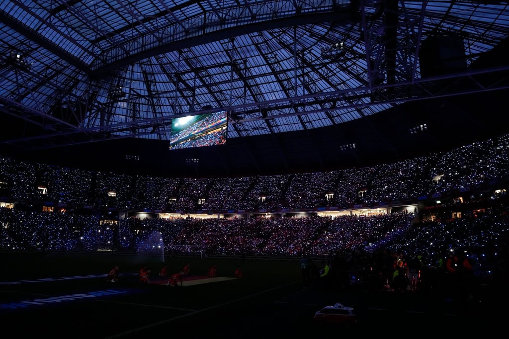 Das Dach in der Johan-Cruyff-Arena war geschlossen.