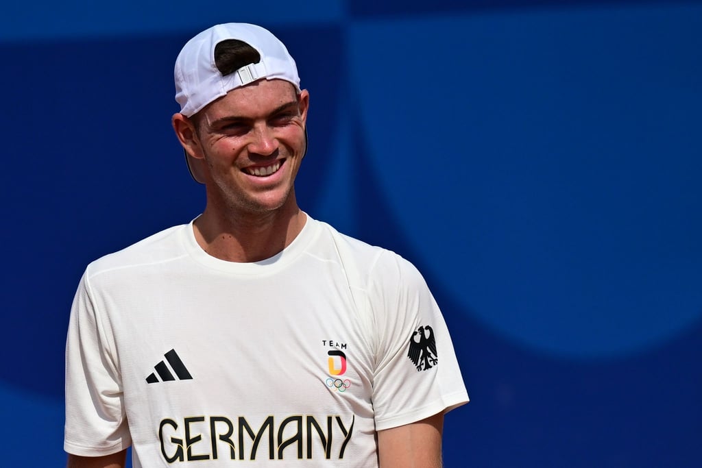 Bei den Olympischen Spielen in Frankreich war Tennisprofi Maximilian Marterer ebenso für Deutschland im Einsatz wie nun im Davis Cup in China.